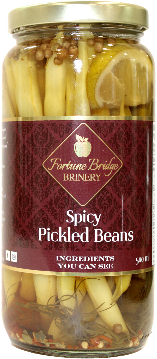 fortune bridge brinery - spicy pickled beans - pei