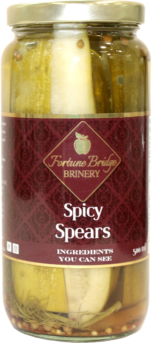 fortune bridge brinery - spicy dill pickles - spears - pei
